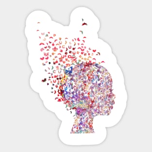 Mind and psychology Sticker